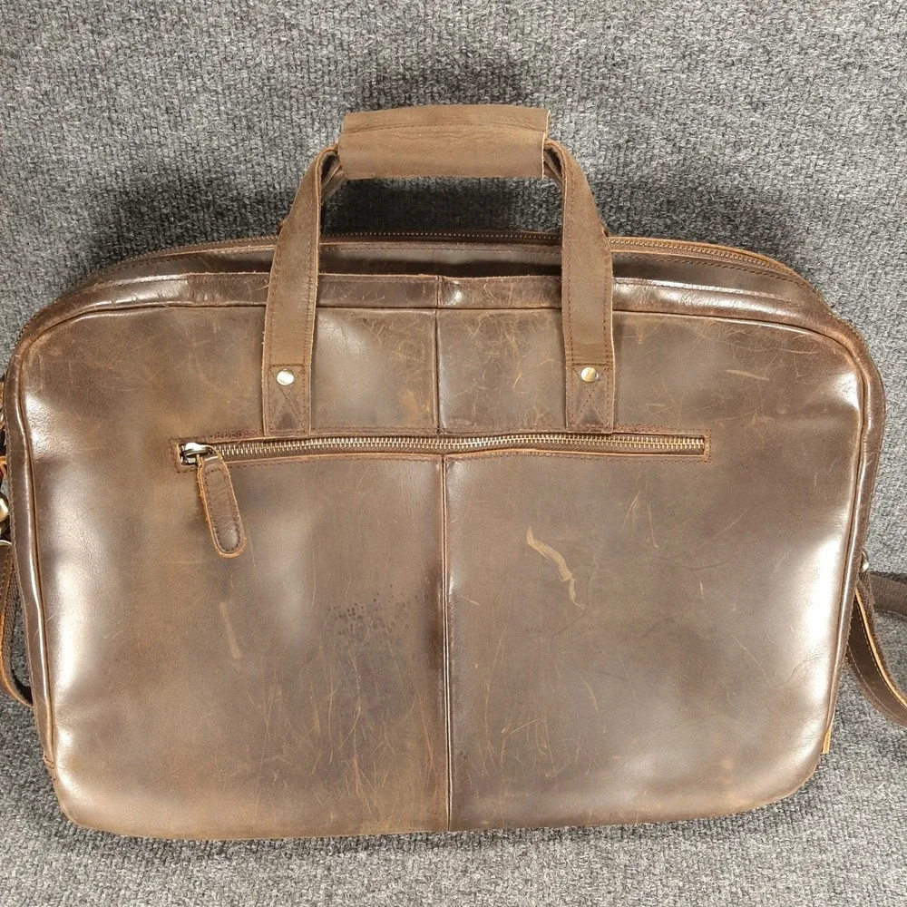 Unbranded distressed leather